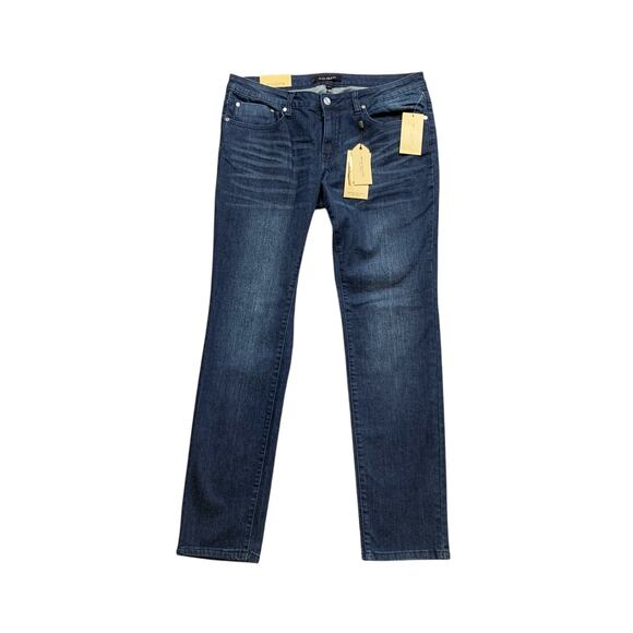 Max Studio Jeans Womens 10 Denim Salisbury Sleek Skinny Stretch Max Fit Zip Fly - Picture 1 of 12